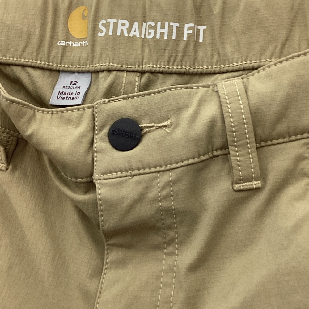 Carhartt Women's Cargo Shorts Size 12 in Black and Tan Flawed* - Picture 5 of 15